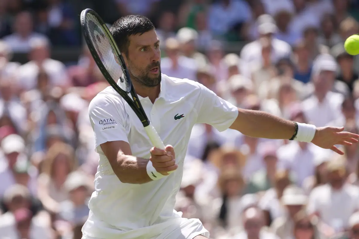 Petenis Serbia Novak Djokovic