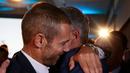 Presiden baru UEFA Aleksander Ceferin sebelumnya dan hingga kini menjabat sebagai Ketua Slovenian Football Association, Athena, Yunani, Rabu (14/9). Ceferin menggantikan Michel Platini yang mengundurkan diri. (Reuters/Alkis Konstantinidis)