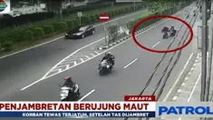 Korban yang diketahui bernama Warsilah berusia 37 tahun itu langsung terjatuh dari motor.