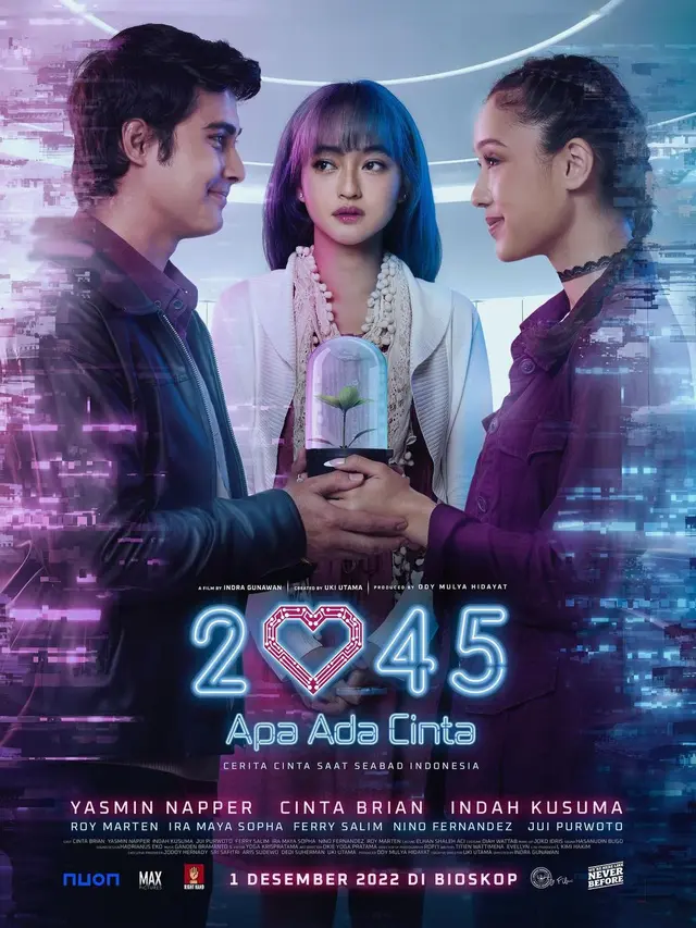 Poster film 2045 Apa Ada Cinta. (Foto: Dok. Instagram @yasminnapper)