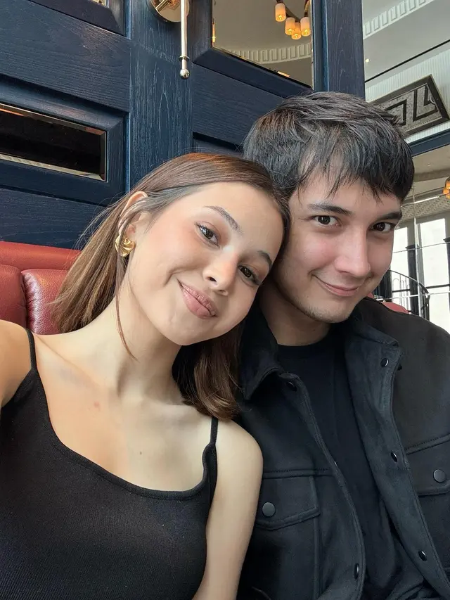 Junior Roberts Ultah, Ini 6 Penampilan Sandrinna Michelle ketika Makan Siang Bareng