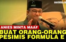VIDEO: Pidato Anies Satir Minta Maaf Formula E Kecewakan Orang-Orang Pesimis