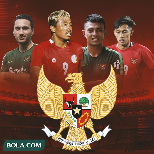 Timnas Indonesia - Ezra Walian, Kushedya Yudo, Dedik Setiawan, Hanis Saghara