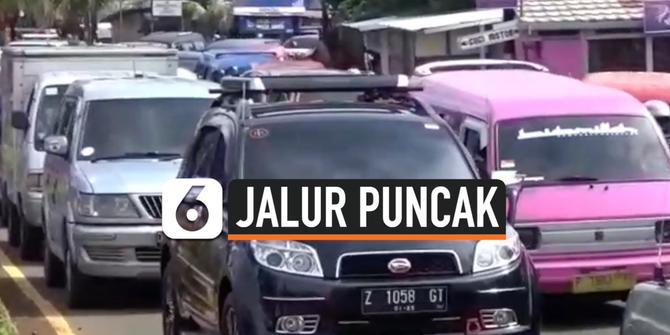 VIDEO: Lalu Lintas Padat, Polisi Tutup Jalur Puncak Cianjur