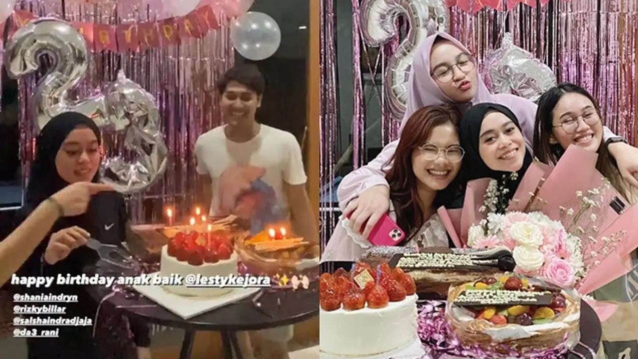 6 Momen Ulang Tahun Lesty Kejora ke-23, Dapat Kejutan dari Sahabat