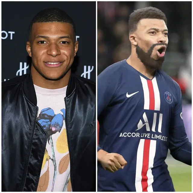 Foto Editan Perubahan Fisik Pesepak Bola Terlalu Lama Jalani Karantina