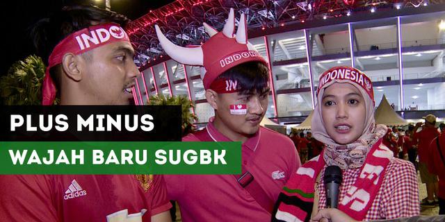 VIDEO: Reaksi Suporter Timnas Indonesia Melihat Wajah Baru Gelora Bung Karno