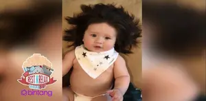 Bayi 7 Bulan Ini Punya Rambut Panjang