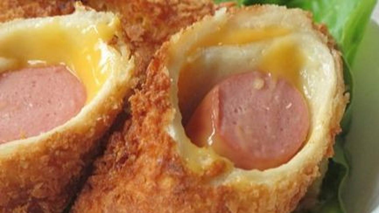 1. Roti Tawar Gulung Sosis Keju