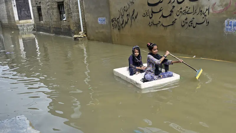 Hujan Muson, Pakistan Dilanda Banjir