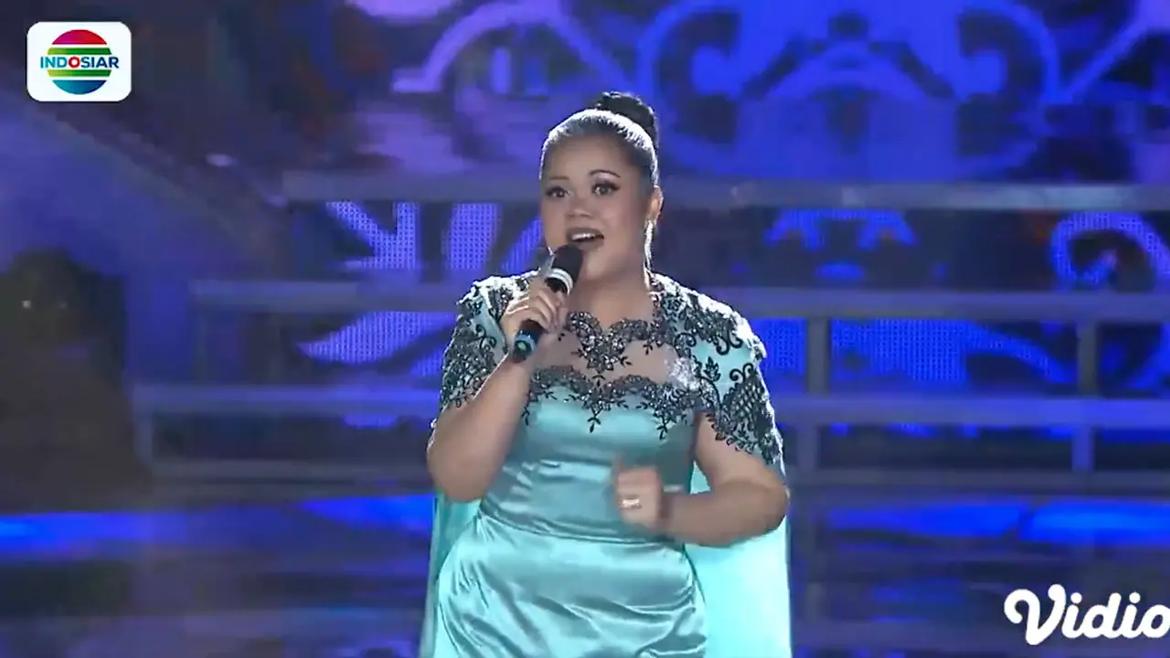Malam yang Indah Untuk Erynn Eriynee di Panggung D'Academy Asia. sumberfoto: Indosiar