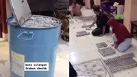 Viral Bongkar Tabungan dalam Drum Selama 5 Tahun, Isinya Puluhan Juta