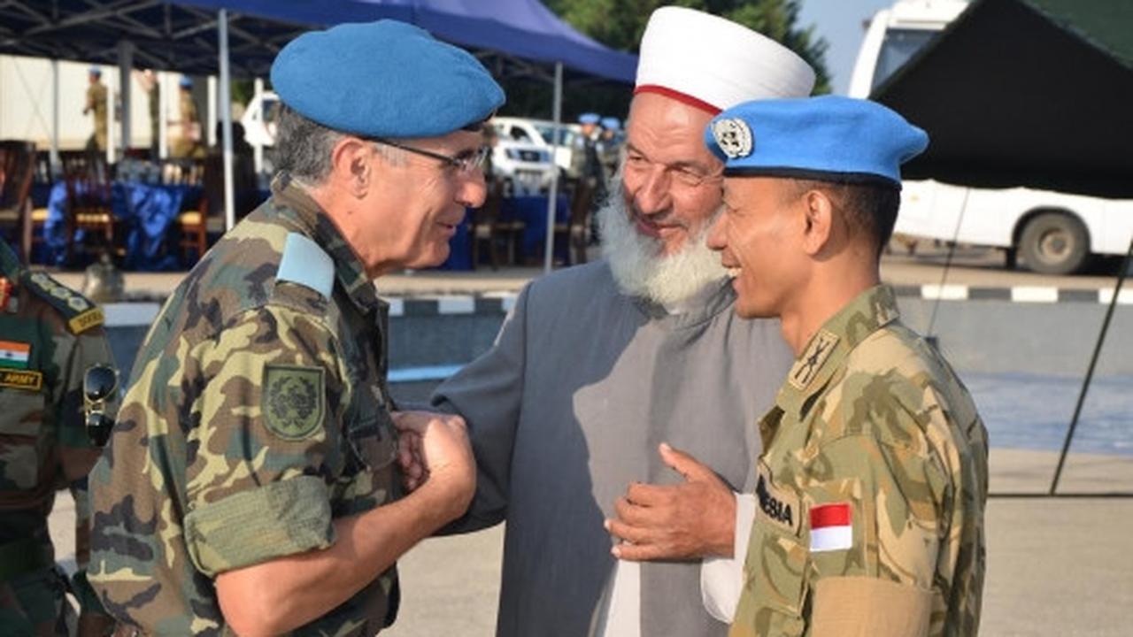 Kebersamaan pasukan Garuda rayakan Idul Fitri di Lebanon