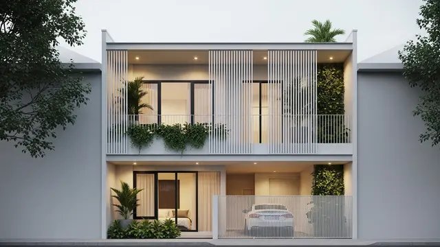 Desain Rumah Minimalis 2 Lantai (Gambar: AI Generated)