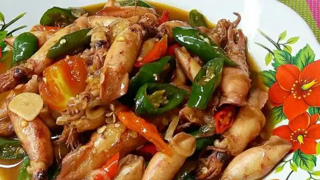 Cumi Asin Cabe Ijo, resep praktis untuk sahur