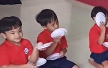 Potret Gala Sky Latihan Tari Piring di Sekolah, Ekspresinya Menggemaskan Banget dan Terlihat Paling Sumringah