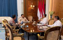 Prabowo Terima Kapolri, Bahas Situasi Keamanan di Indonesia