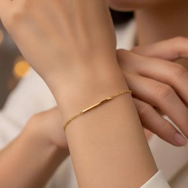 Model Gelang Emas Korea 2 Gram Gaya Minimalis Elegan