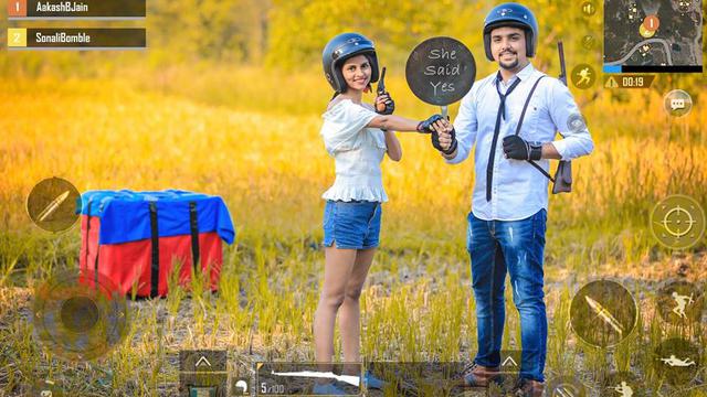 Prewed bertema PUBG (Foto: Facebook/Harsh Salvi Photography)