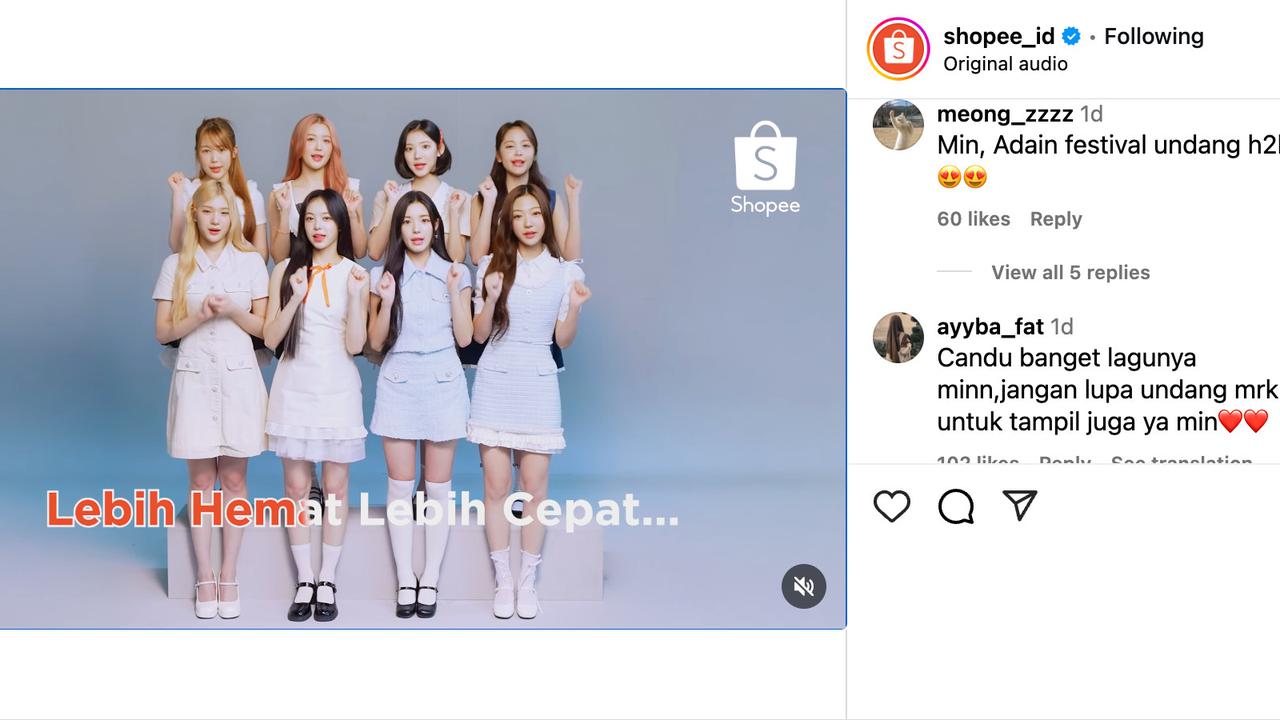 Hearts2Hearts Tampil Kompak Nyanyi Lirik Indonesia di Iklan Shopee 9.9 Super Shopping Day, Aurel dan Raffi Ahmad Beri Pujian