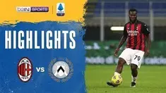 Berita video highlights Liga Italia, AC Milan Vs Udinese. Frank Kessie cetak gol penyelamat AC Milan, Kamis (4/3/21)