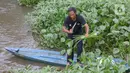 Pengurangan tutupan eceng gondok dilakukan dengan berfokus pada pemanenan dan pengolahan eceng gondok menjadi produk bernilai tambah. (Liputan6.com/Herman Zakharia)