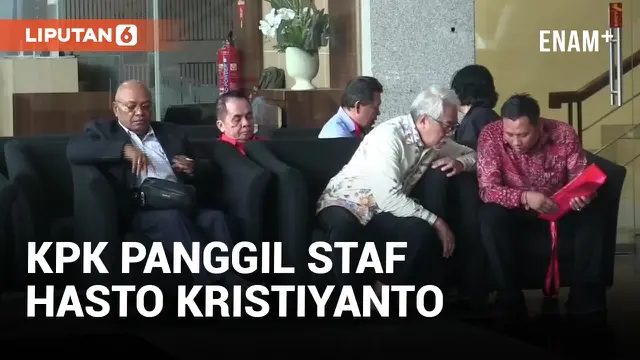 Staf Hasto Kristiyanto Diperiksa KPK