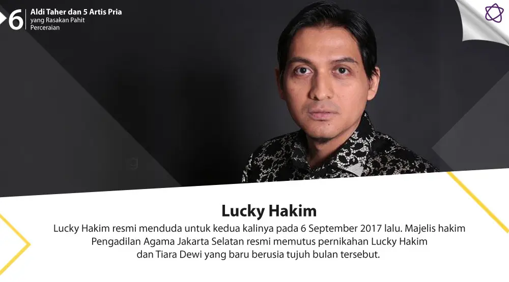 Aldi Taher dan 5 Artis Pria yang Rasakan Pahit Perceraian  (Foto: Febio Hernanto/Bintang.com, Desain: Nurman Abdul Hakim/Bintang.com)