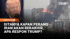 Kapan perang di Iran akan berakhir? Itulah pertanyaan yang diajukan para reporter kepada Presiden AS Donald Trump saat perang di Iran memasuki pekan kedua, di mana jumlah korban tewas terus bertambah dan harga minyak melonjak tajam di seluruh dunia.