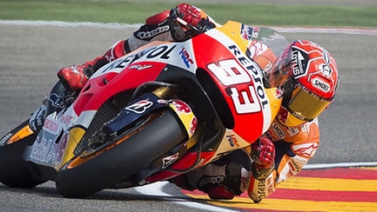Marquez tercepat di sesi pemanasan MotoGP Aragon