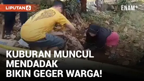 VIDEO: Bikin Geger, Polisi dan Warga Bongkar Kuburan Misterius di Bogor