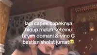 Potret Vino G Bastian, Bryan Domani, dan Indra Jegel (TikTok/@telurucul)