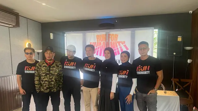 Jumpa pers Run for Humanity,.