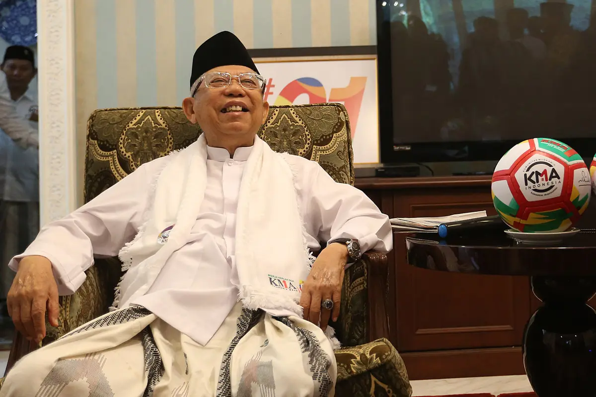 Ma'ruf Amin Berencana Bagikan Bola Saat Kunjungi Daerah