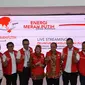 Live streaming satelit Merah Putih dari Telkom Indonesia di Jakarta, Selasa (7/8/2018). Liputan6.com/ Agustinus Mario Damar