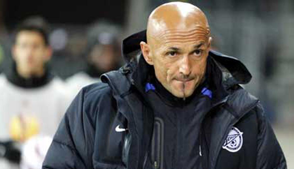 Ekspresi pelatih Zenit St. Petersburg asal Italia, Luciano Spalletti di lagaleg pertama babak 32 besar UEFA Europa League di Bern, Swiss, 17 Februari 2011. AFP PHOTO / Sebastian Derungs 