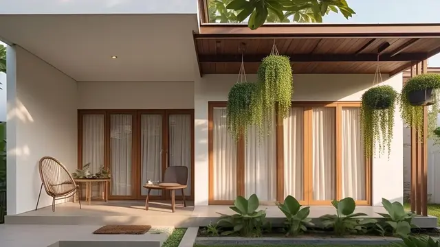 Rumah Minimalis dengan Serambi Luas
