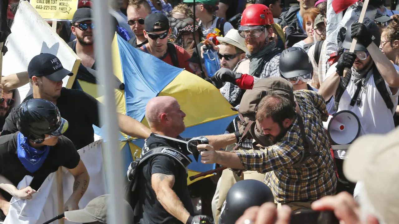 Demonstrasi di Charlottesville, Virginia (AP)