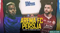 Piala Gubernur Jatim - Arema FC Vs Persija Jakarta - Head to Head Pemain (Bola.com/Adreanus Titus)