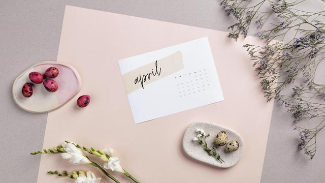 Ilustrasi bulan April