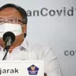 Menteri Riset dan Teknologi/Kepala Badan Riset dan Inovasi Nasional (BRIN) Bambang PS Brodjonegoro menyampaikan ventilator portabel untuk pasien COVID-19 di Graha BNPB, Jakarta, Senin (7/4/2020). (Dok Badan Nasional Penanggulangan Bencana/BNPB)