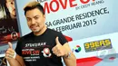 Sam Brodie saat menghadiri acara syukuran film "Move On" di Casa Grande Kota Kasablanka, Jakarta, Senin (2/2/2015). (Liputan6.com/Panji Diksana) 