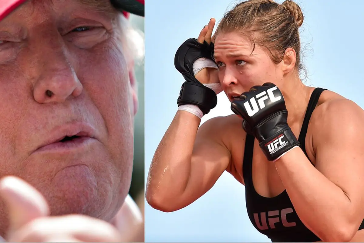 Donald Trump Bahagia Ronda Rousey Kalah 