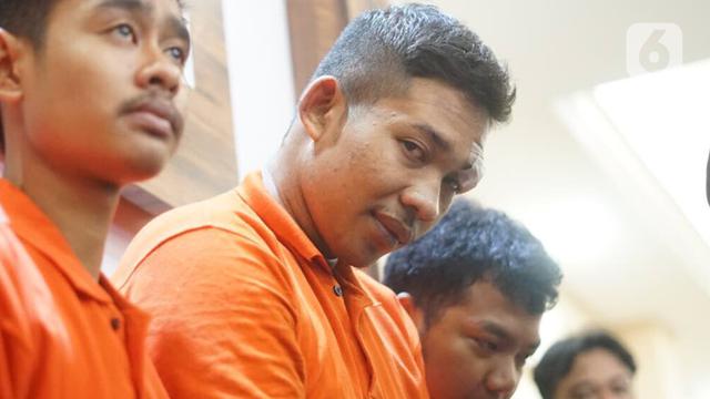 Wajah Empat Pelaku Begal Warteg