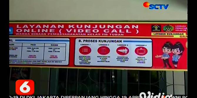 VIDEO: Lapas Kelas IIB Tuban Disemprot Disinfektan