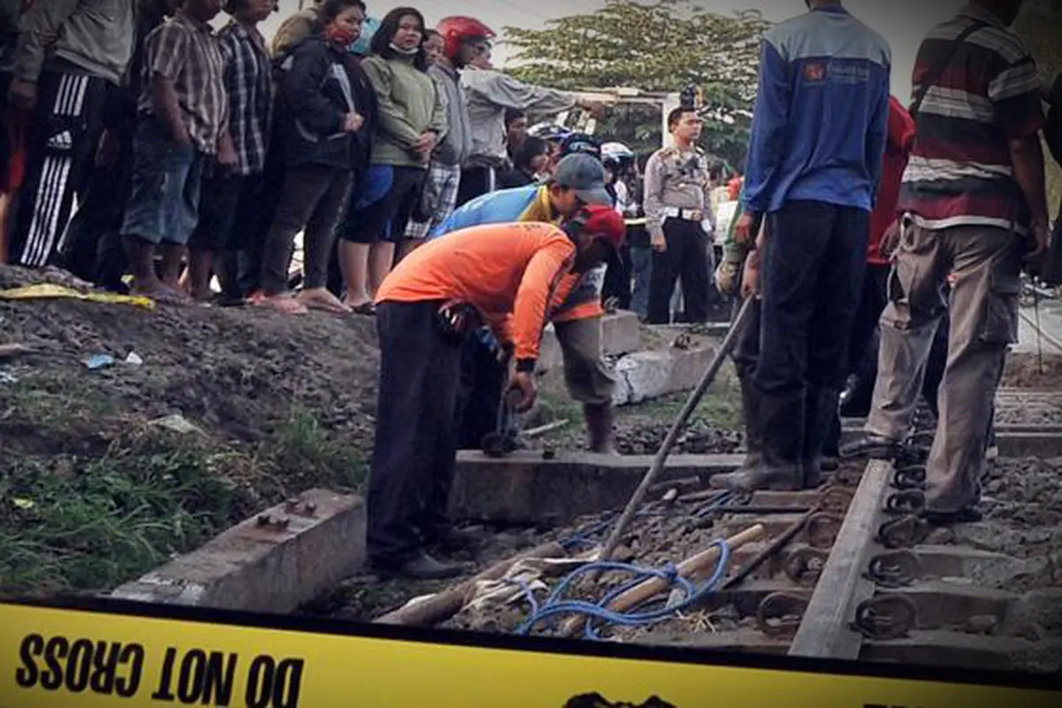 Ilustrasi Kecelakaan Kereta Api