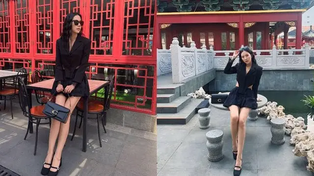 Potret Terbaru Agnes Jennifer yang Punya Kaki Jenjang dan Body Goals Impian Semua Orang (credit: instagram/agnes_jennifer)