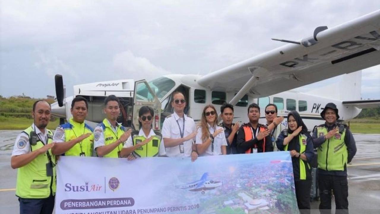 Penerbangan Perintis Susi Air Rute Muara Teweh-Palangka Raya Kembali Beroperasi, Penuh Penumpang