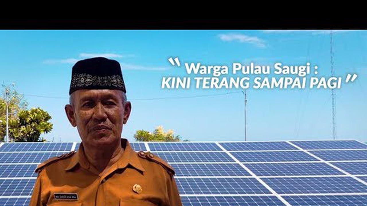 Warga Pulau Saugi kini terang sampai pagi