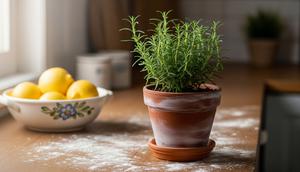 Contoh Tanaman Aromatik di Dapur. (Foto: Gemini AI)